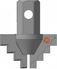 Долото шнековое лопастное Д2ЛП-151.76.Ш55 фото