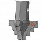 Долото шнековое лопастное Д3ЛП-85.42.Ш27